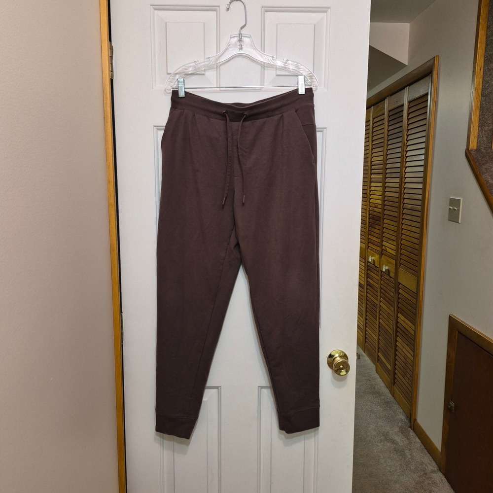 Member's Mark Mens Active Jogger Pants Brown Medium Recycled Polyester Blend